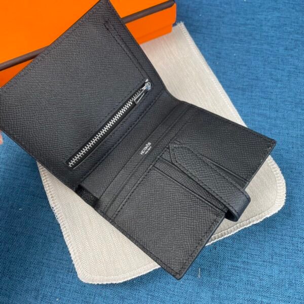 Bearn Short Wallet black (5) HERMÈS Bearn Short Wallet