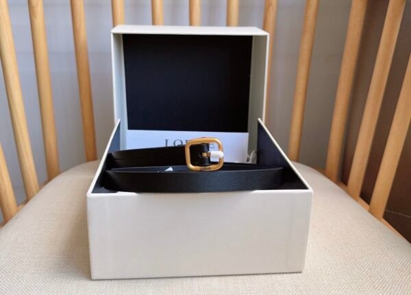 E619Z16X18 (6) LOEWE Classic soft cowhide leather belt