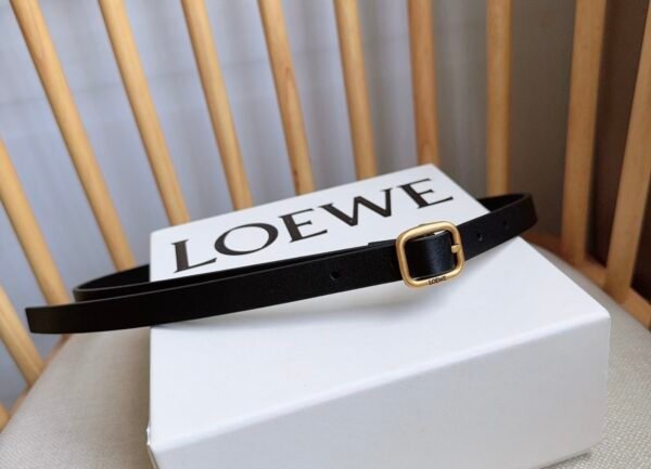 E619Z16X18 (8) LOEWE Classic soft cowhide leather belt