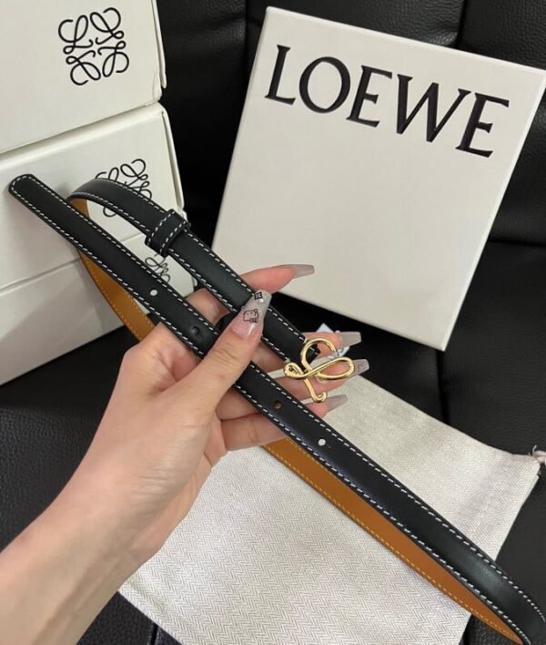 LOEWE Smooth cowhide leather belt