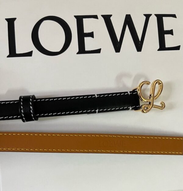 LOEWE Smooth cowhide leather belt