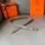H069853CC18 (2) HERMES Kelly 18 belt