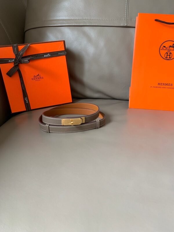 H069853CC18 (6) HERMES Kelly 18 belt