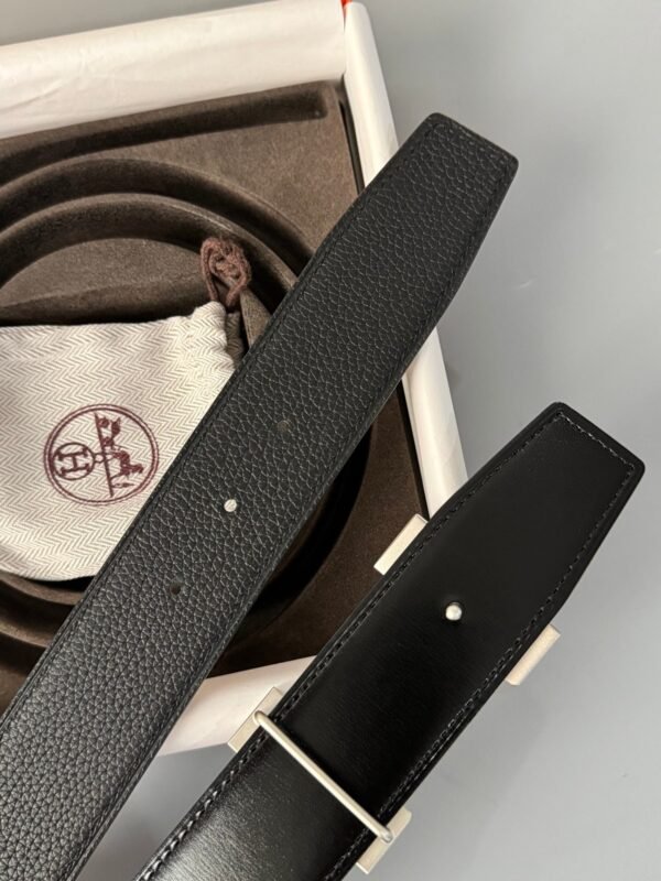 H074562CK05 H075387CAAF080 (4) Constance belt buckle & Reversible leather strap 38 mm