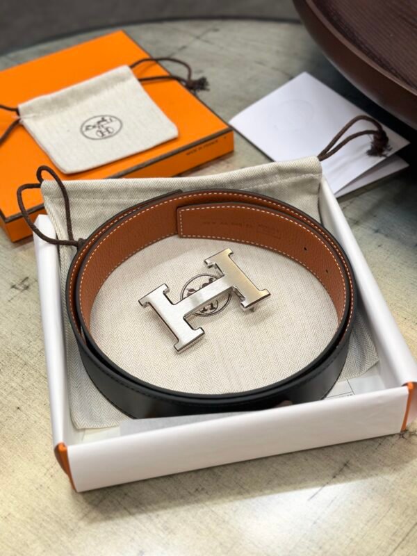 H074562CK05 H077971CAAA105 (5) HERMES Constance belt buckle & Reversible leather strap 38 mm