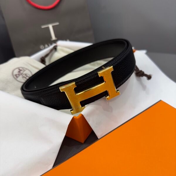 HERMES Constance belt buckle & Reversible leather strap 38 mm