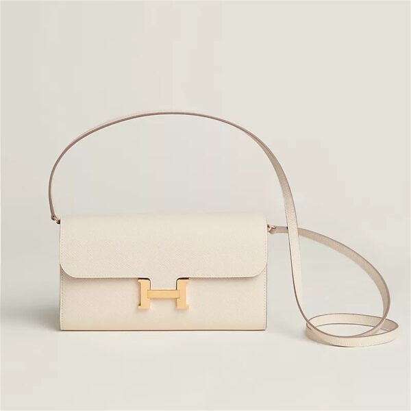 HERMÈS Constance To Go wallet gold