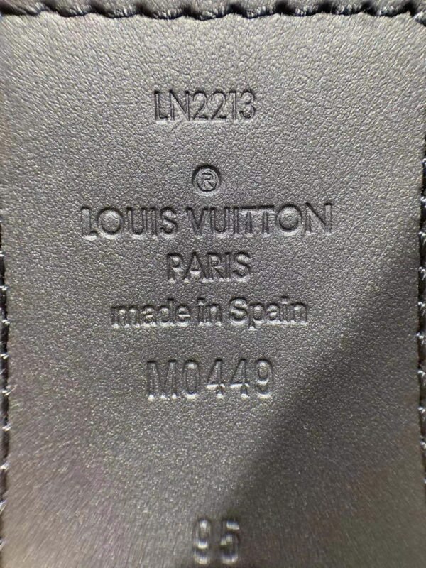 M0449 (7) LVSpring/Summer 23 Men's Belt Ceinture noir mat LV Initiales 40 mm M0449