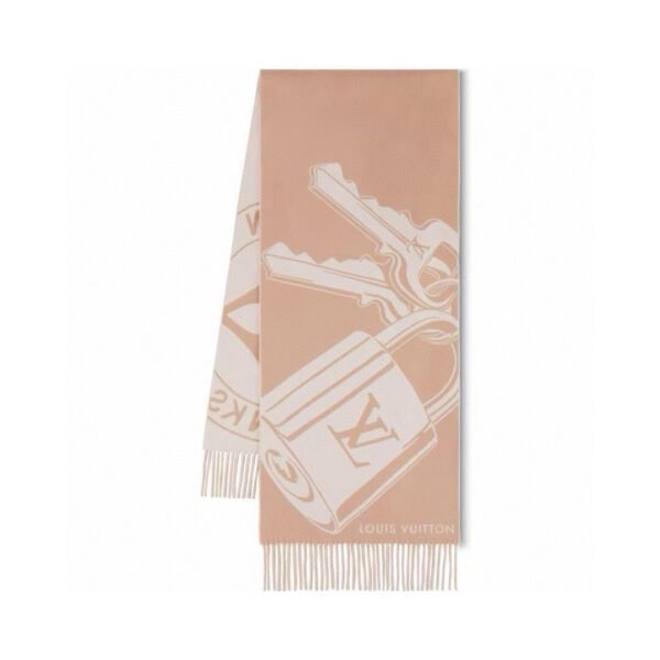 LOUIS VUITTON Lock And Keys Scarf S00