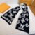 LOUIS VUITTON Monogram Blast Knitted Scarf M96963