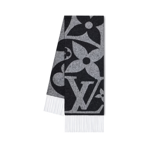 LOUIS VUITTON Snowy Kaleidoscope Scarf M97179