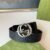 GUCCI Wide belt with Interlocking G buckle