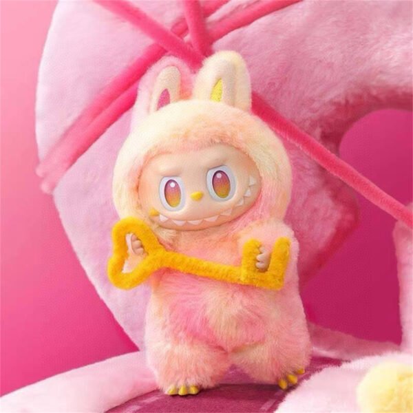 Pop Mart Labubu Doll Series Pink, loyal [Third Generation]