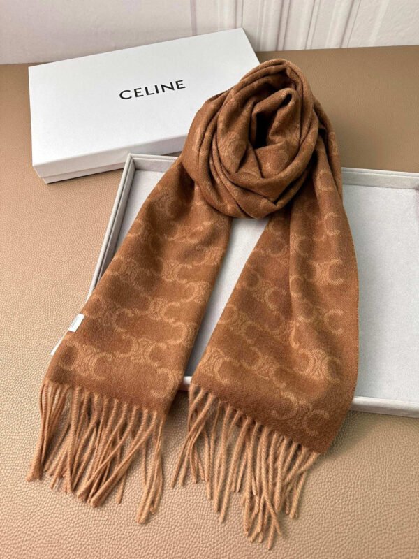 CELINE DInterwoven letter scarf