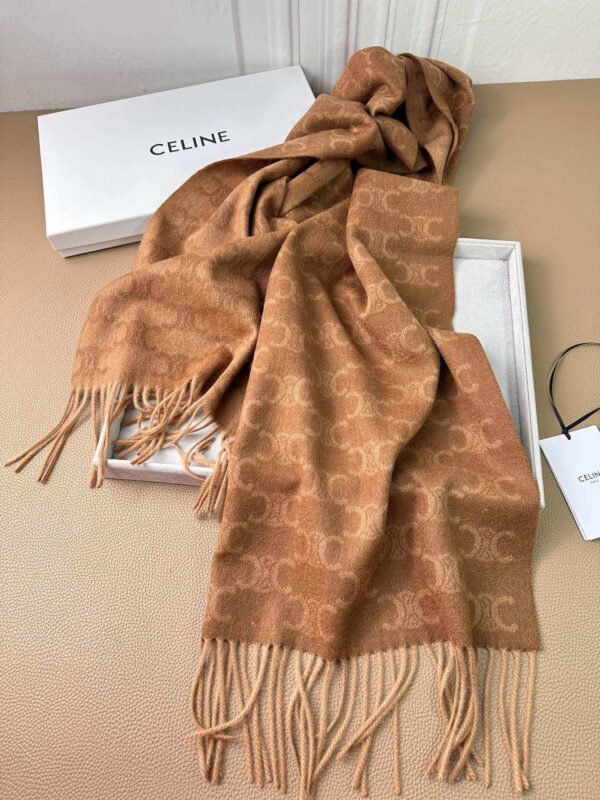 CELINE DInterwoven letter scarf