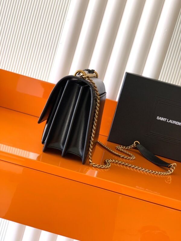 SUNSET MEDIUM IN SMOOTH LEATHER BLACK