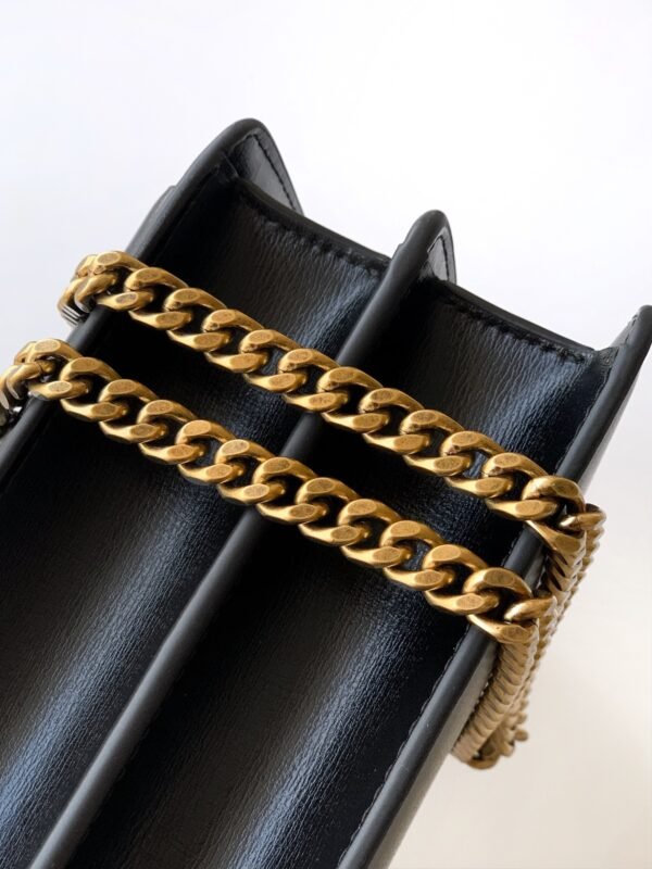 SUNSET MEDIUM IN SMOOTH LEATHER BLACK