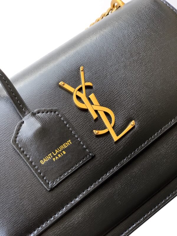 SUNSET MEDIUM IN SMOOTH LEATHER BLACK