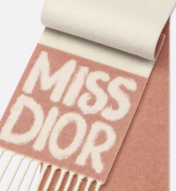 51MID204I016_C030 (1) Dior Cashmere Knit Scarves