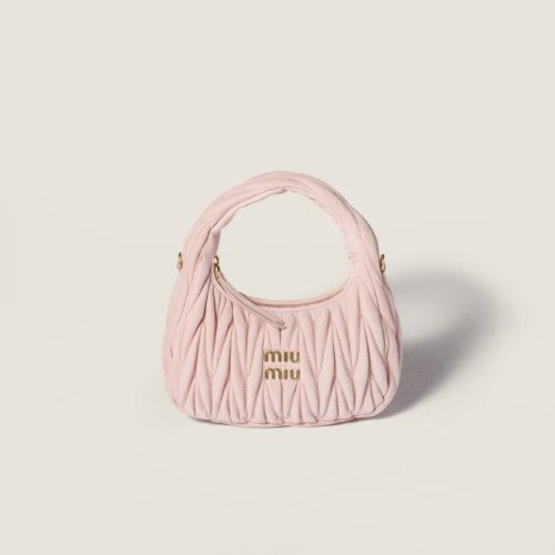 Wander matelassé suede bag 5BC125_AB7O_F0924_V_OOY