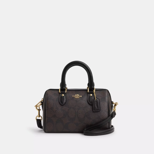 Coach Mini Rowan Crossbody In Signature Canvas