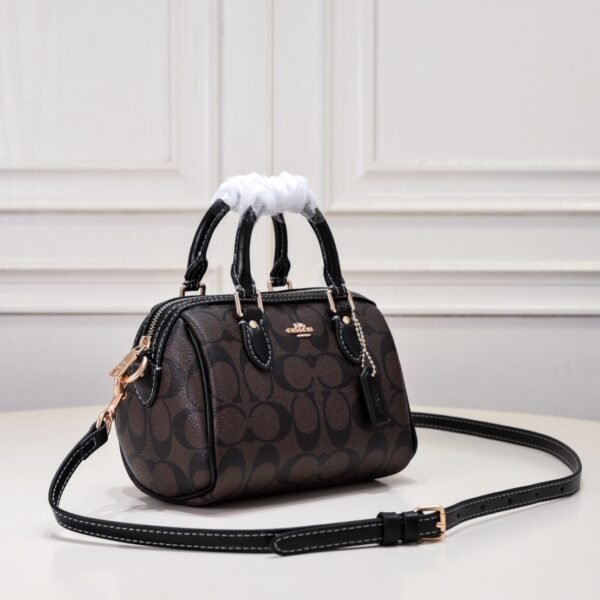 CH469 (2) Coach Mini Rowan Crossbody In Signature Canvas