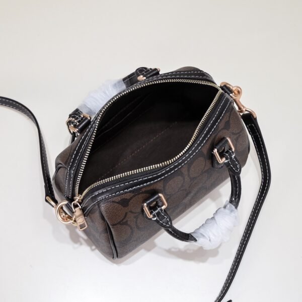 CH469 (6) Coach Mini Rowan Crossbody In Signature Canvas