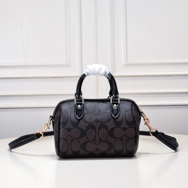 CH469 (7) Coach Mini Rowan Crossbody In Signature Canvas