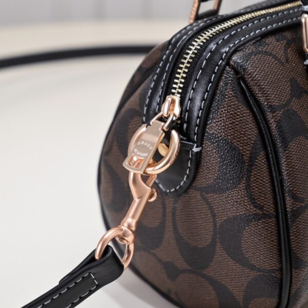 CH469 (9) Coach Mini Rowan Crossbody In Signature Canvas