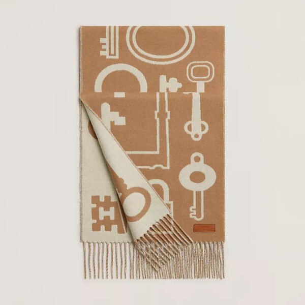 HERMES Casaque Porte-Clefs scarf
