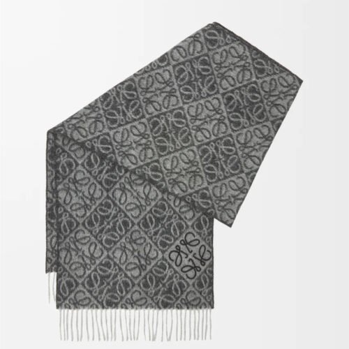 LOEWE Anagram scarf in wool and cashmere