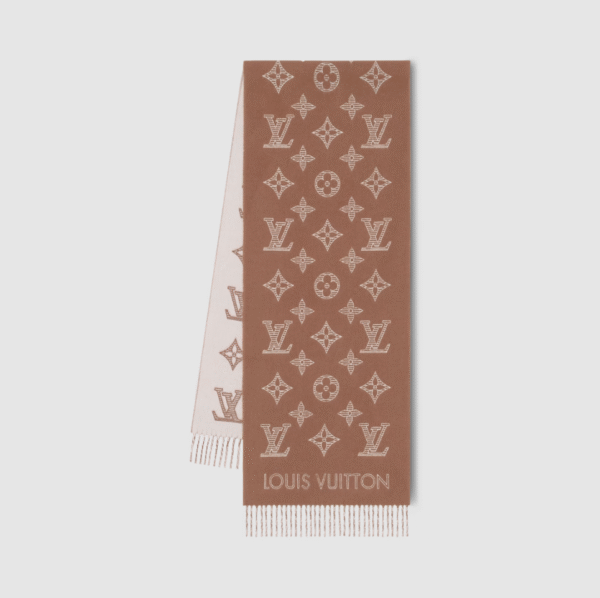 M79187 (1) LOUIS VUITTON Monogram Shadow Scarf
